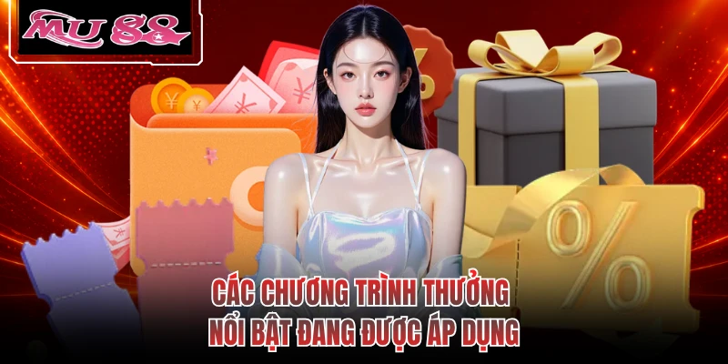 Các chương trình thưởng nổi bật đang được áp dụng